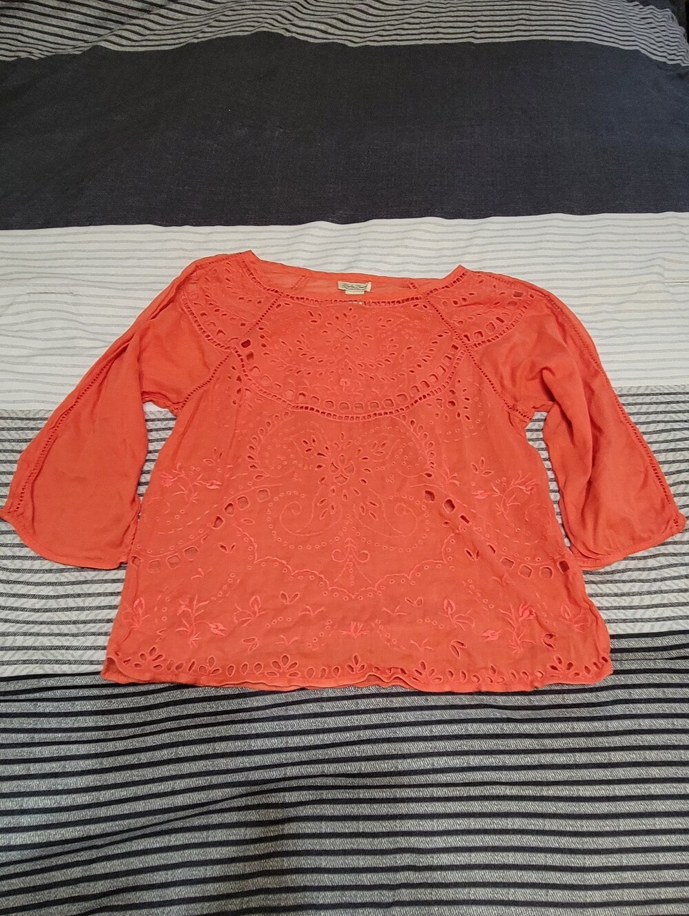 Lucky Brand Coral Top Medium